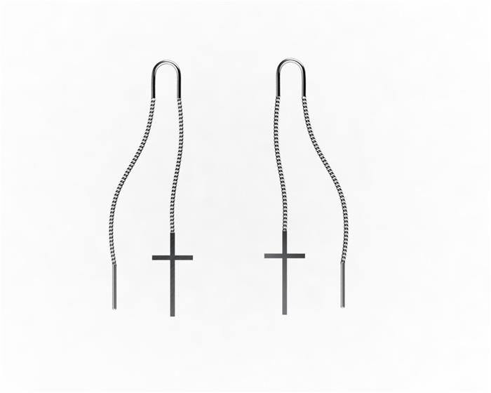 371407 Серьги (Ag 925)