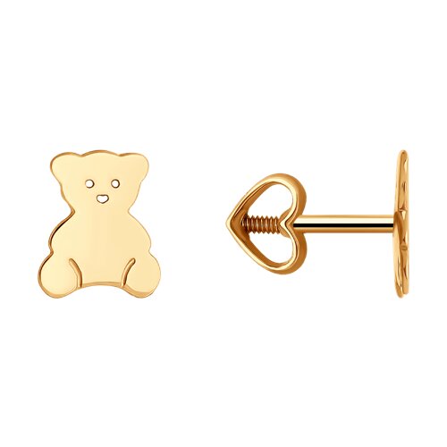 0200109 Серьги (Au 585)