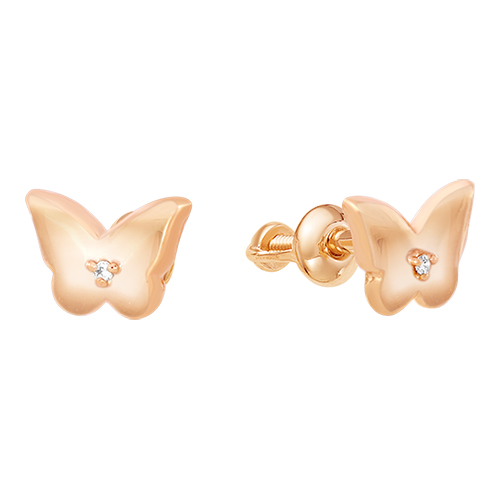 02-7924 Серьги (Au 585 )